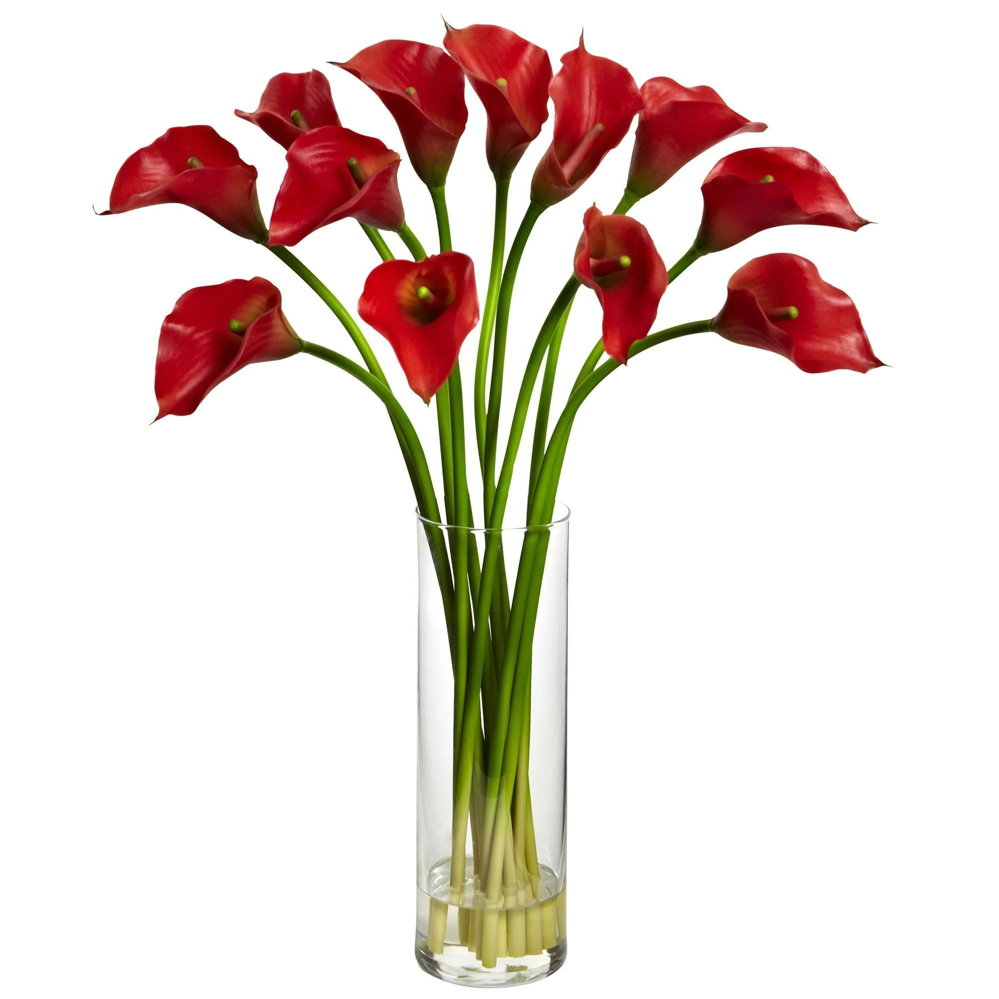 Mini Calla Lily Silk Flower Arrangement - Image 3