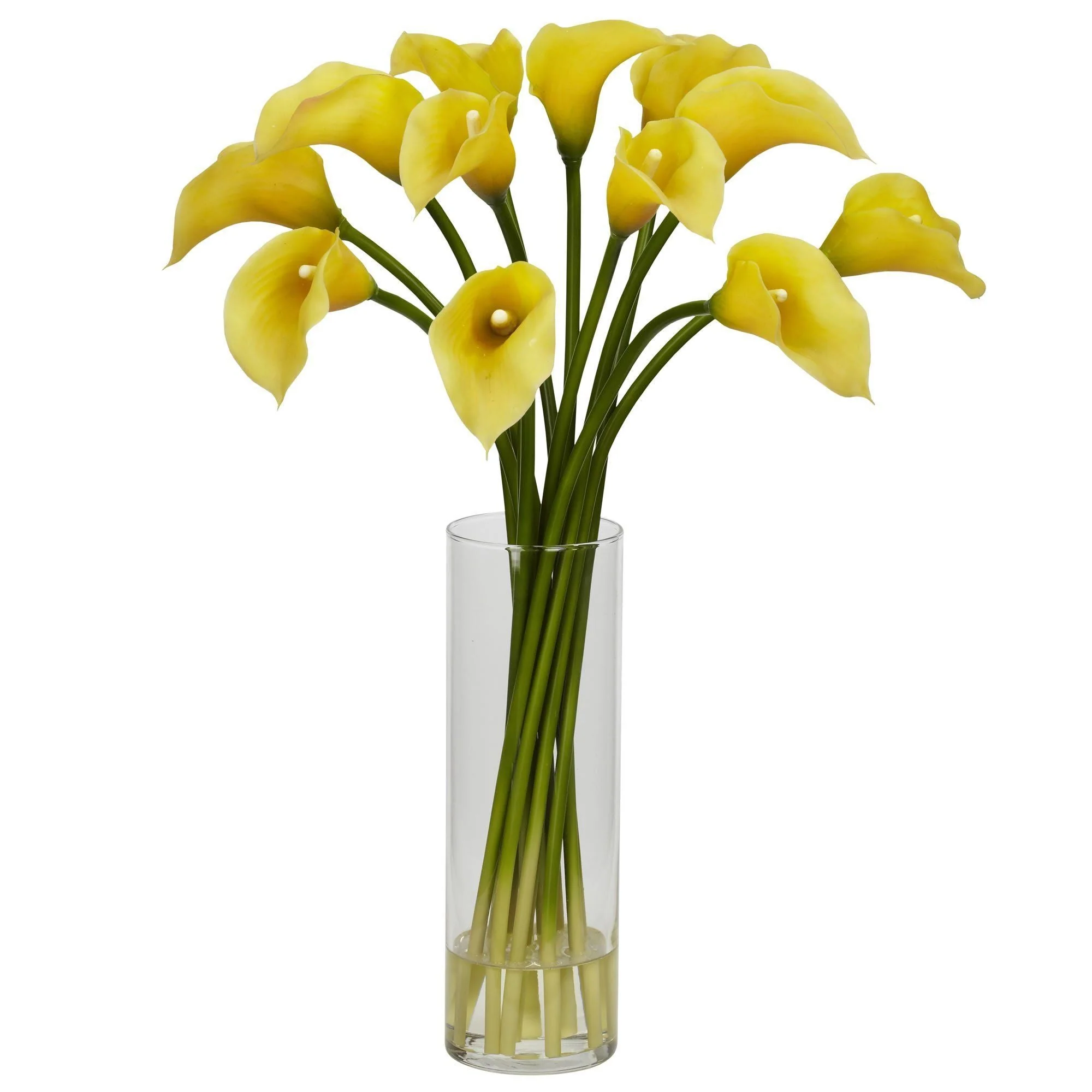 Mini Calla Lily Silk Flower Arrangement - Image 4