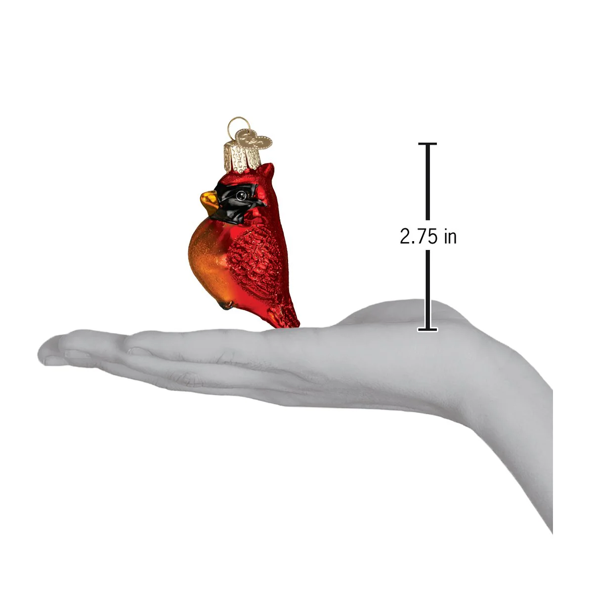 Mini Cardinal Ornament - Image 3