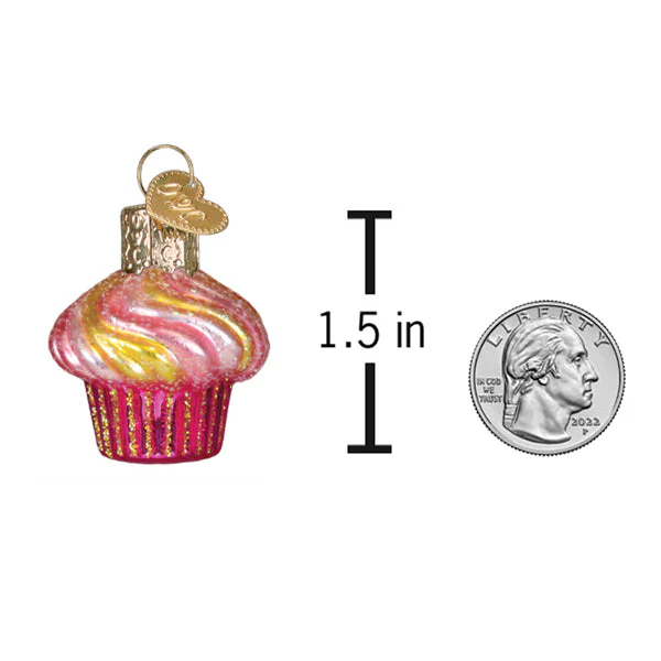 Mini Cupcake Ornament by Old World Christmas - Image 5