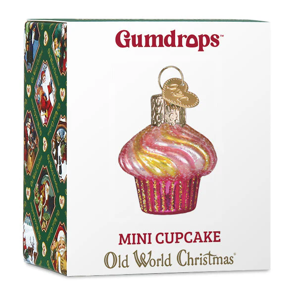 Mini Cupcake Ornament by Old World Christmas - Image 6