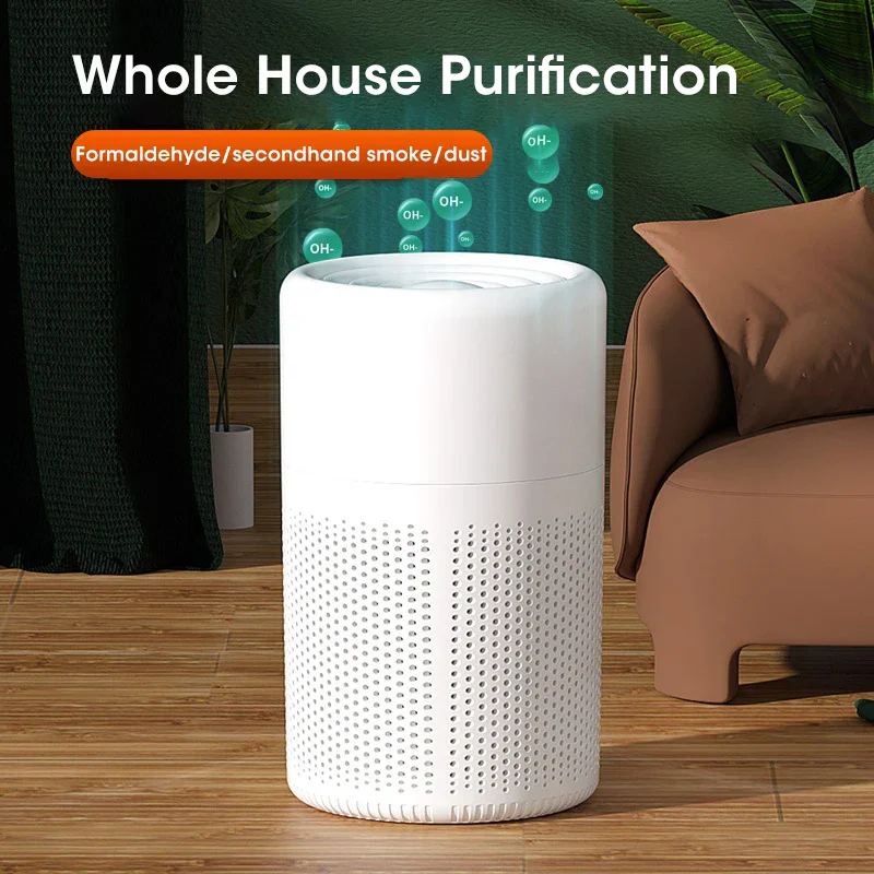 Mini Desktop Air Purifier with HEPA Filter for Home Office Odor Dust Smoke - Image 4