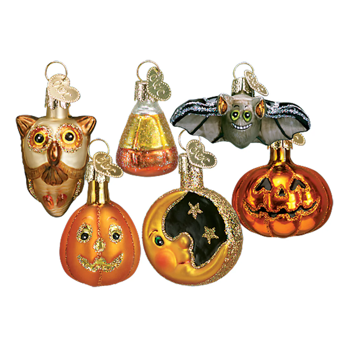 Mini Halloween Assortment 12-Piece Miniature Ornaments Set - Image 2