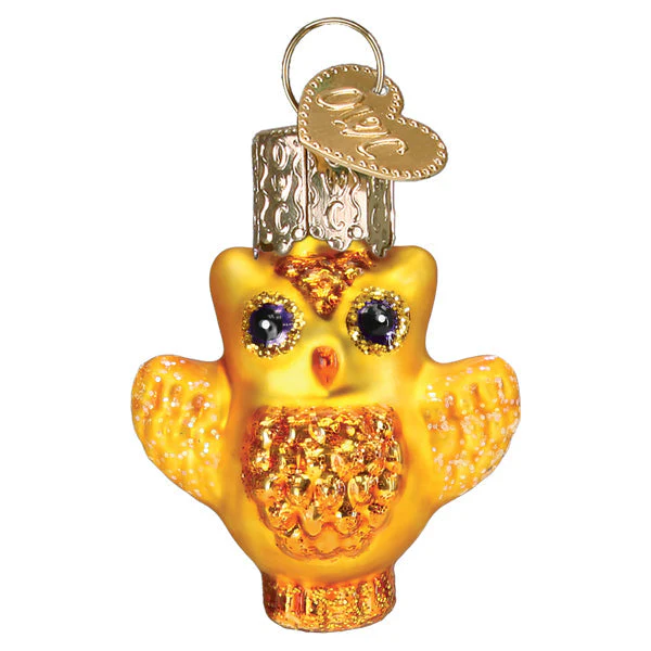 Mini Halloween Owl Ornament - Image 2