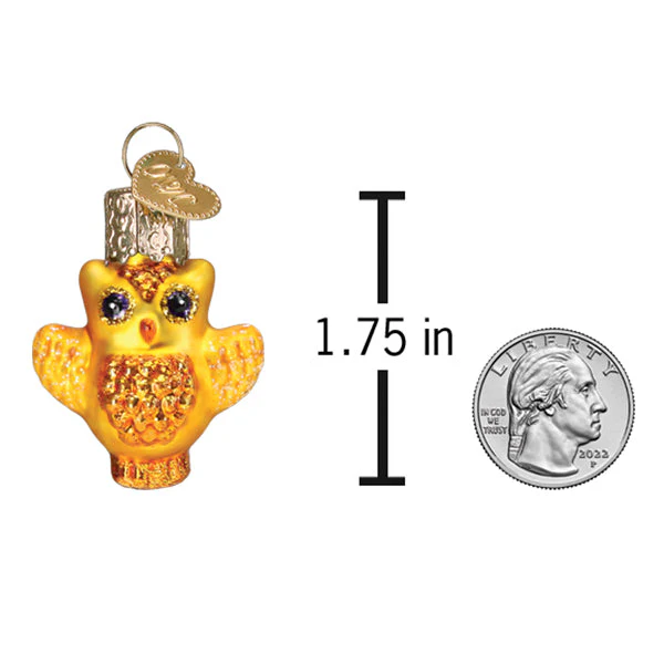 Mini Halloween Owl Ornament - Image 5