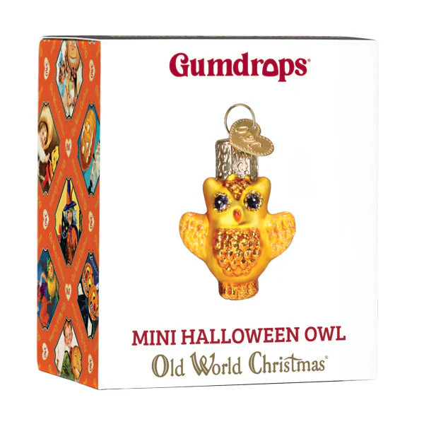 Mini Halloween Owl Ornament - Image 6