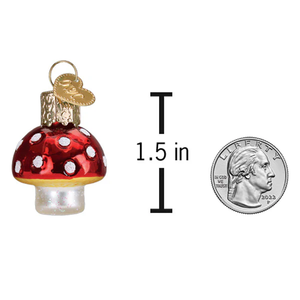 Mini Lucky Mushroom Ornament by Old World Christmas - Image 5