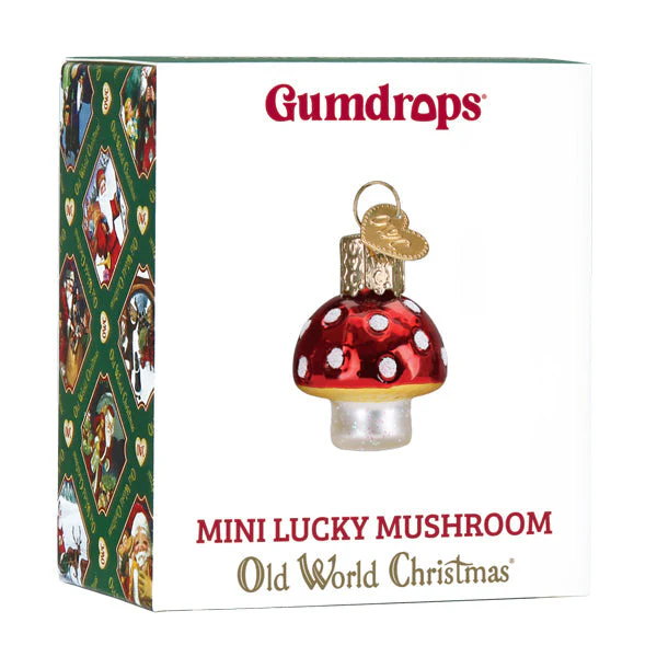 Mini Lucky Mushroom Ornament by Old World Christmas - Image 6