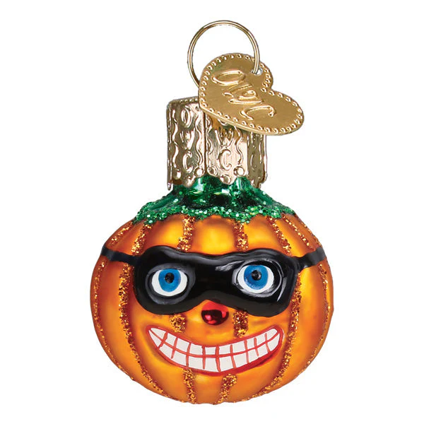Mini Masked Jack O'lantern Ornament - Image 2