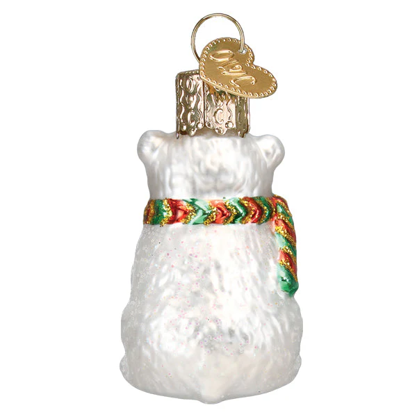 Mini Polar Bear Ornament - Image 3
