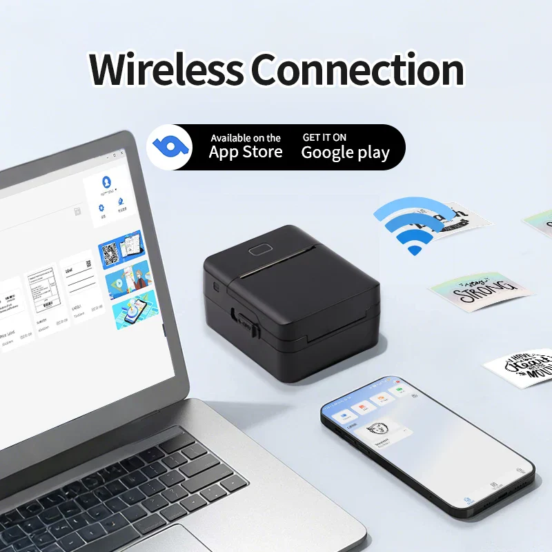 Mini Portable Thermal Label Printer for Phone, Color Sticker Maker Bluetooth SK20 - Image 2
