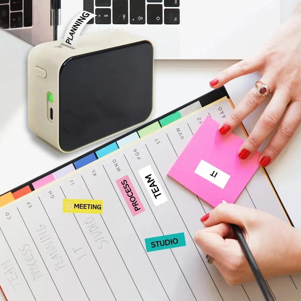 Mini Portable Thermal Label Printer Wireless Bluetooth Sticker Tag Maker P15 - Image 4