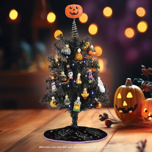 Mini Pumpkin Head Tree Topper - Image 3