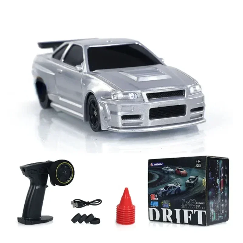 Mini RC Drift Car 1:43 Scale 4WD Remote Control Racing Vehicle Toy - Image 8