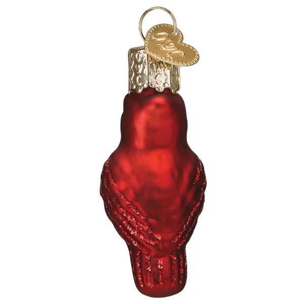 Mini Red Cardinal Ornament by Old World Christmas - Image 4