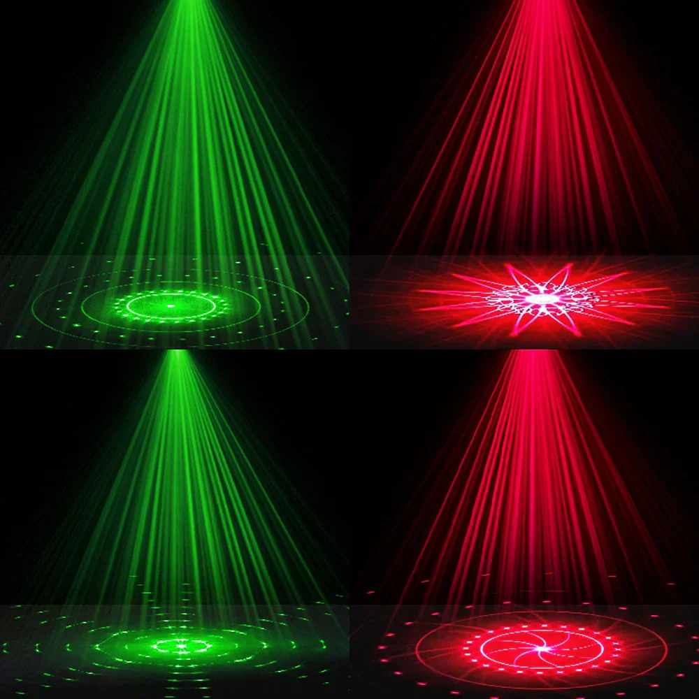 Mini RGB Laser DJ Disco Party Light USB Stage Projector with Remote KTV Bar Wedding - Image 2