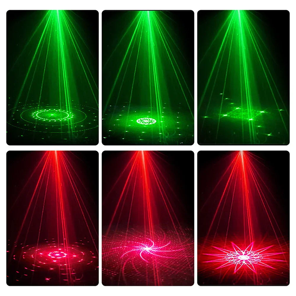 Mini RGB Laser DJ Disco Party Light USB Stage Projector with Remote KTV Bar Wedding - Image 3