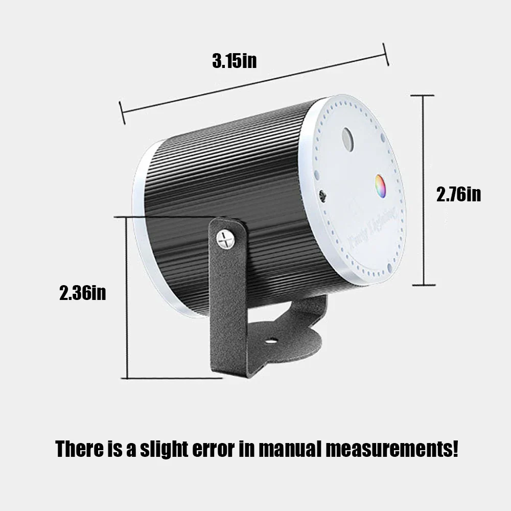 Mini RGB Laser DJ Disco Party Light USB Stage Projector with Remote KTV Bar Wedding - Image 5