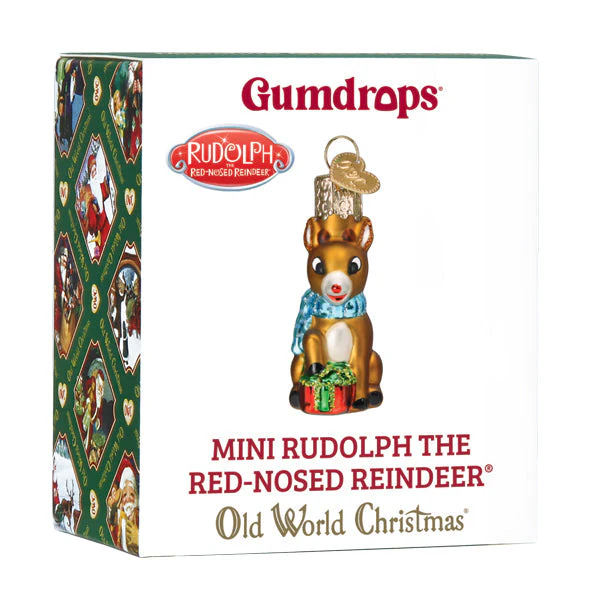 Mini Rudolph The Red-Nosed Reindeer Ornament - Image 6