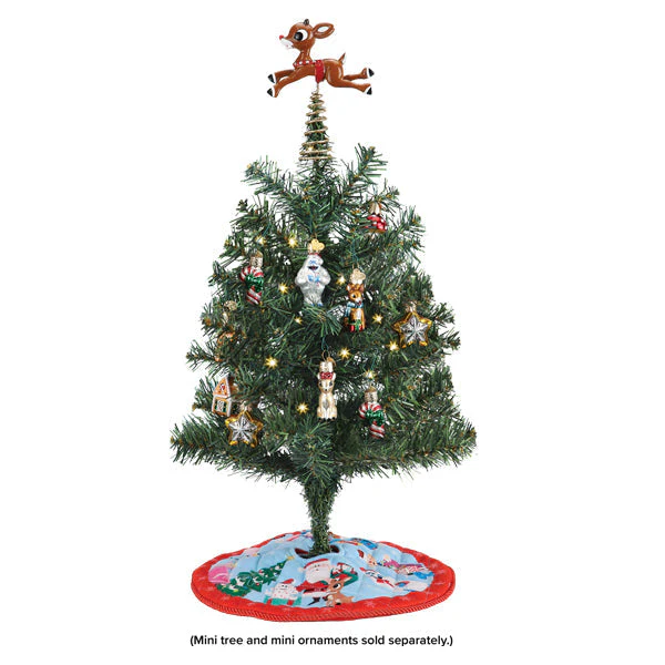Mini Rudolph Tree Topper & Skirt - Image 2