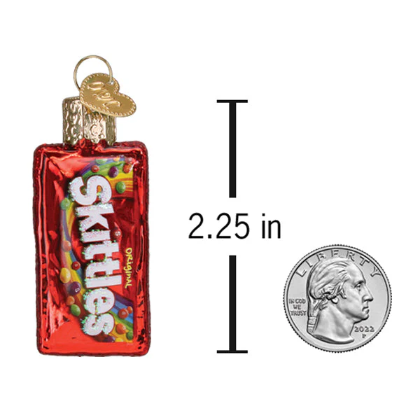 Mini Skittles Bag Ornament Christmas Decoration - Image 5