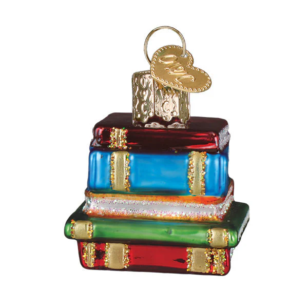Mini Stack Of Books Ornament - Image 2