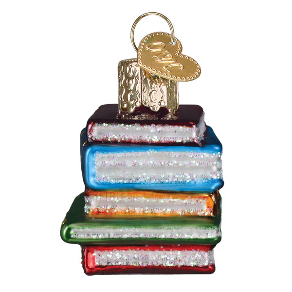 Mini Stack Of Books Ornament - Image 3