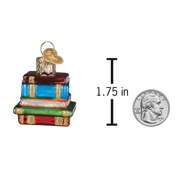 Mini Stack Of Books Ornament - Image 5