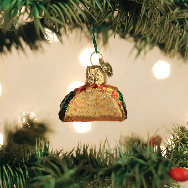 Mini Taco Ornament by Old World Christmas