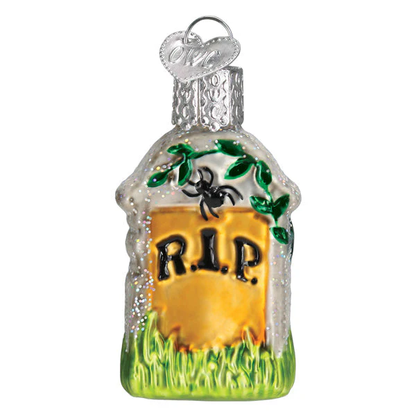 Mini Tombstone Ornament by Old World Christmas - Image 2