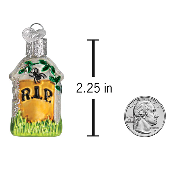 Mini Tombstone Ornament by Old World Christmas - Image 5