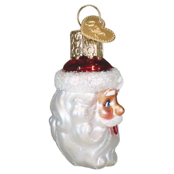 Mini Winking Santa Ornament 2 x 1.25 x 1 Inch - Image 3
