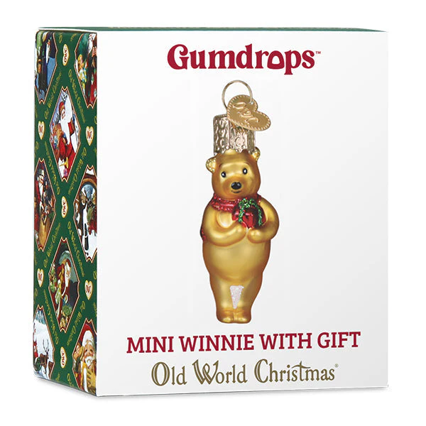 Mini Winnie With Gift Ornament - Image 6