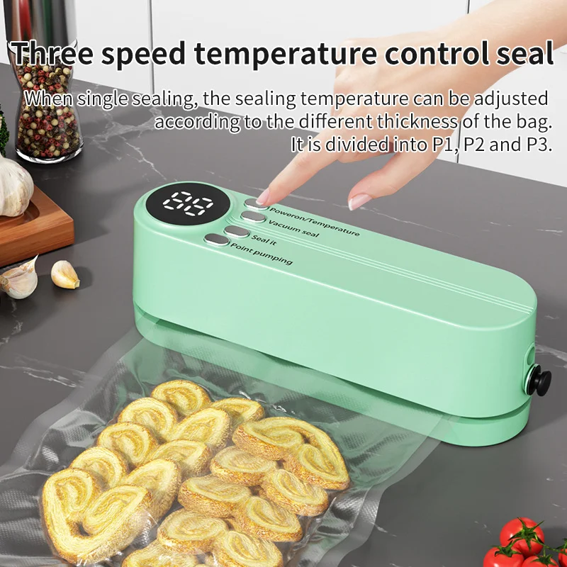 Mini Wireless Vacuum Sealer Machine | Portable Automatic Food Saver Airtight Sealing - Image 2