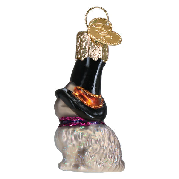 Mini Witch Cat Ornament - Image 3