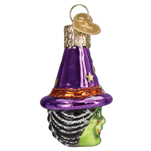 Mini Witch Head Ornament - Image 4