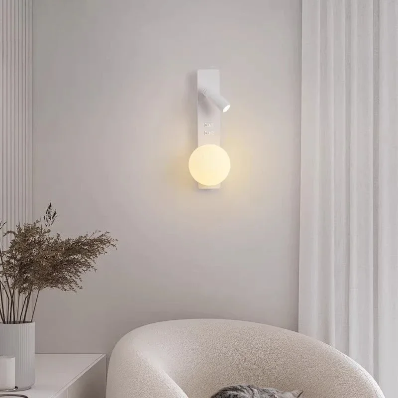 Minimalist LED Wall Sconce Italian Style Bedroom Bedside Living Room Light - Image 3