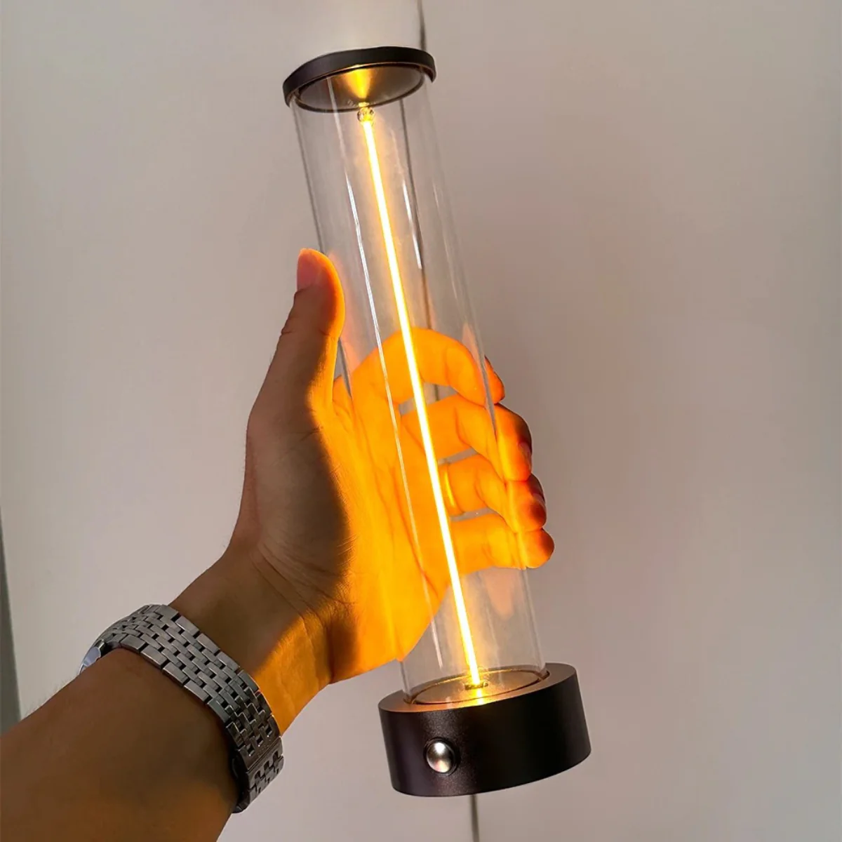 Minimalist Touch Bedside Table Lamp Cordless LED Nightstand Light Dimmable - Image 7