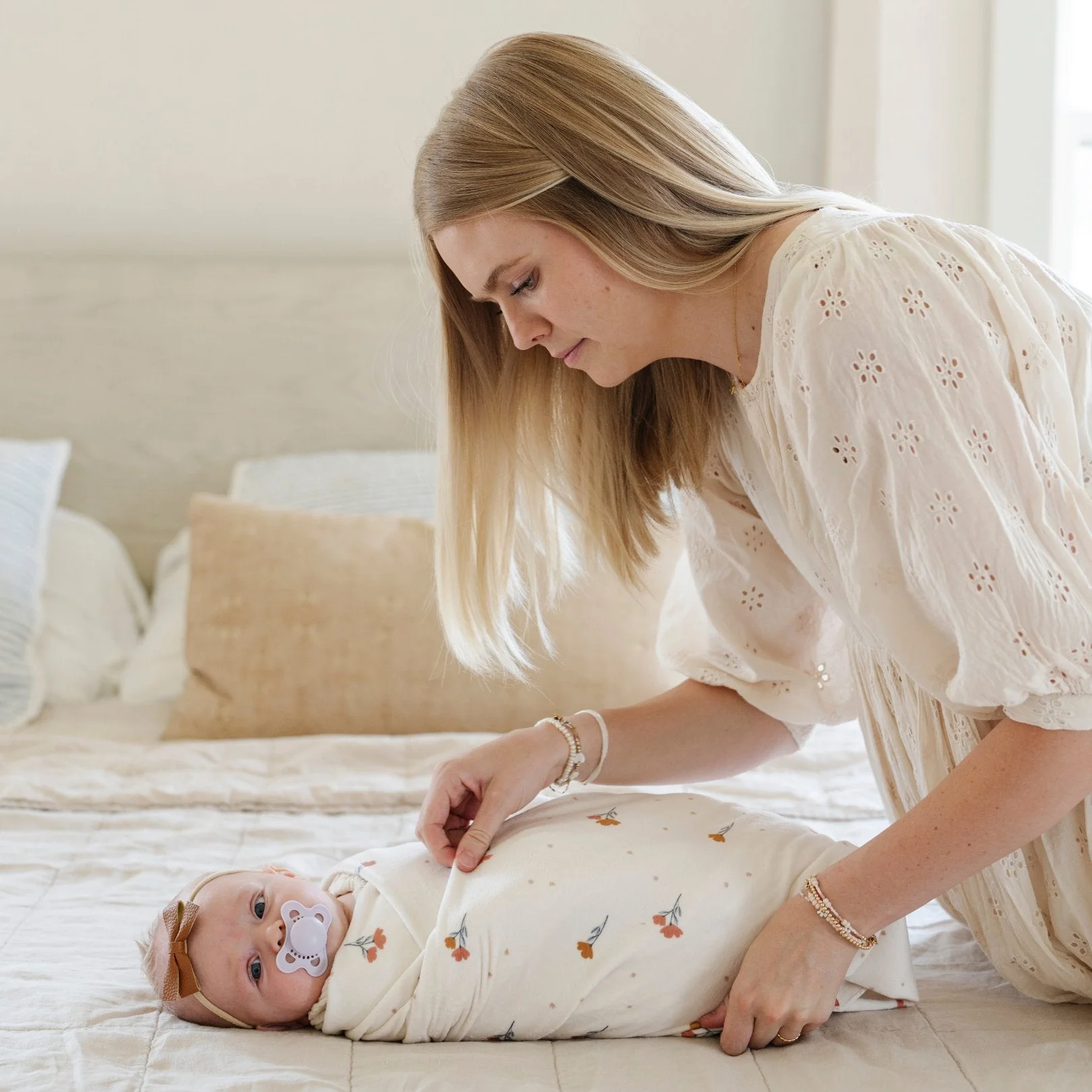 Minky Stretch Luxe Swaddle Blanket - Image 2