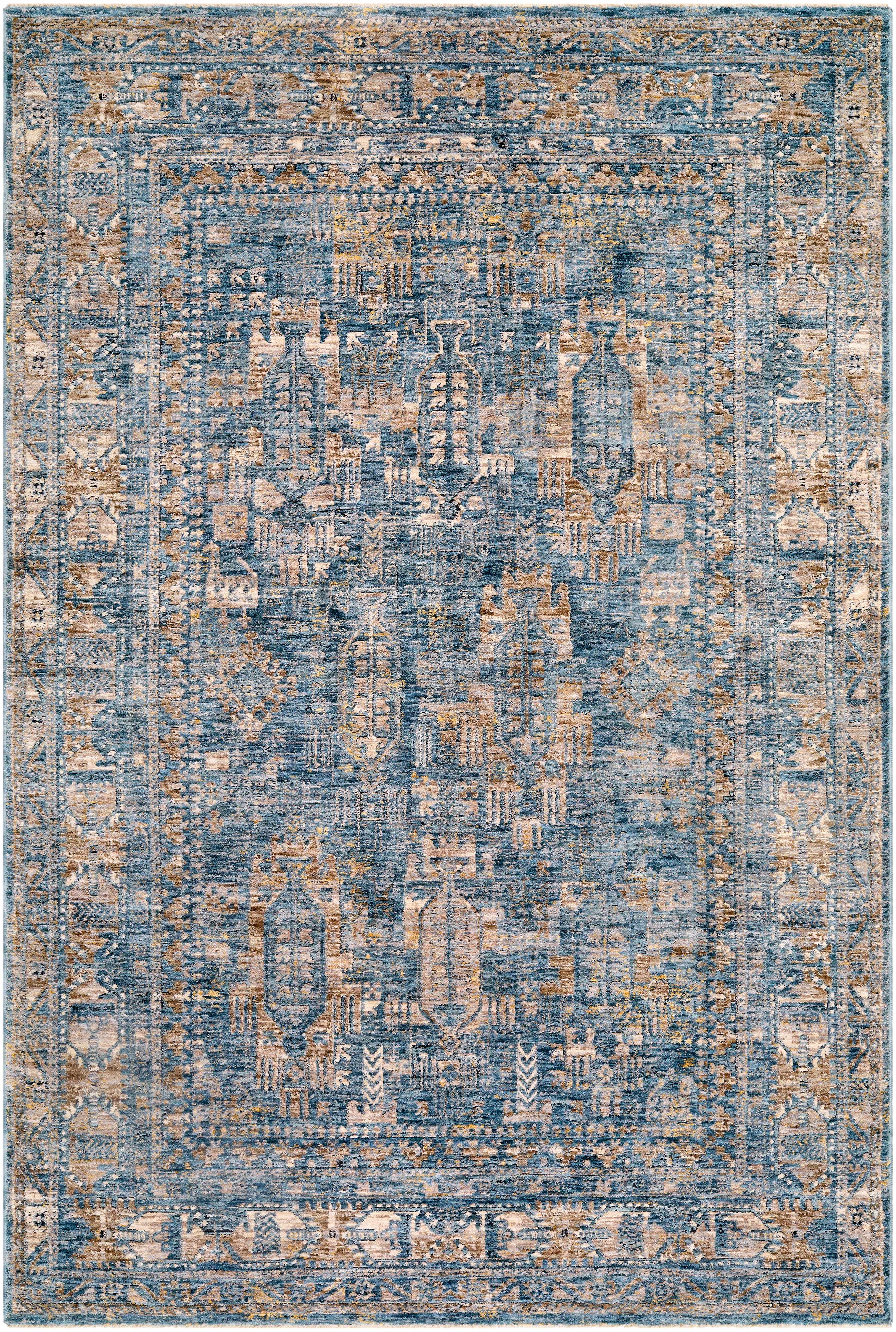 Mirabel Denim Blue Traditional Rug - Image 17