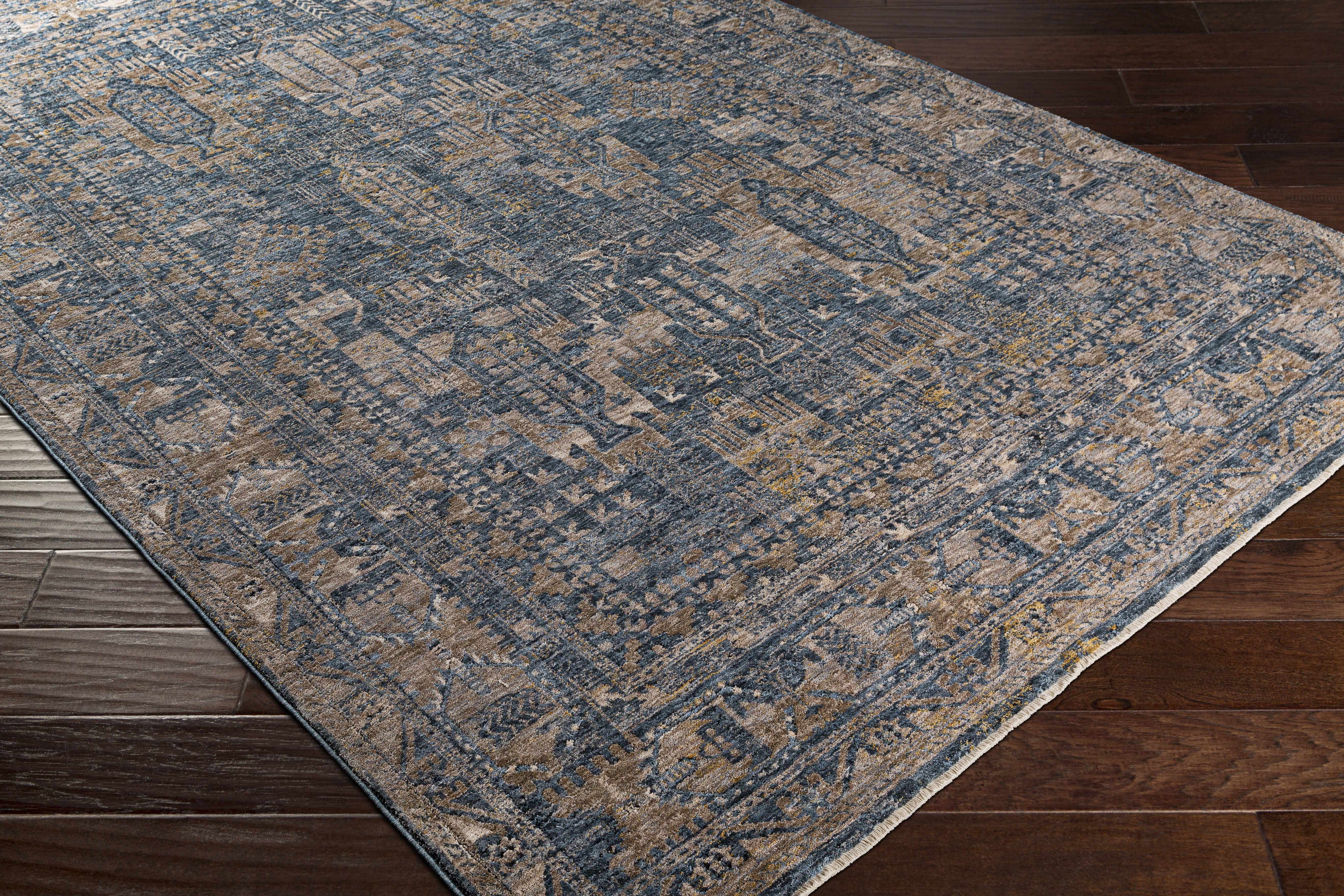 Mirabel Denim Blue Traditional Rug - Image 21