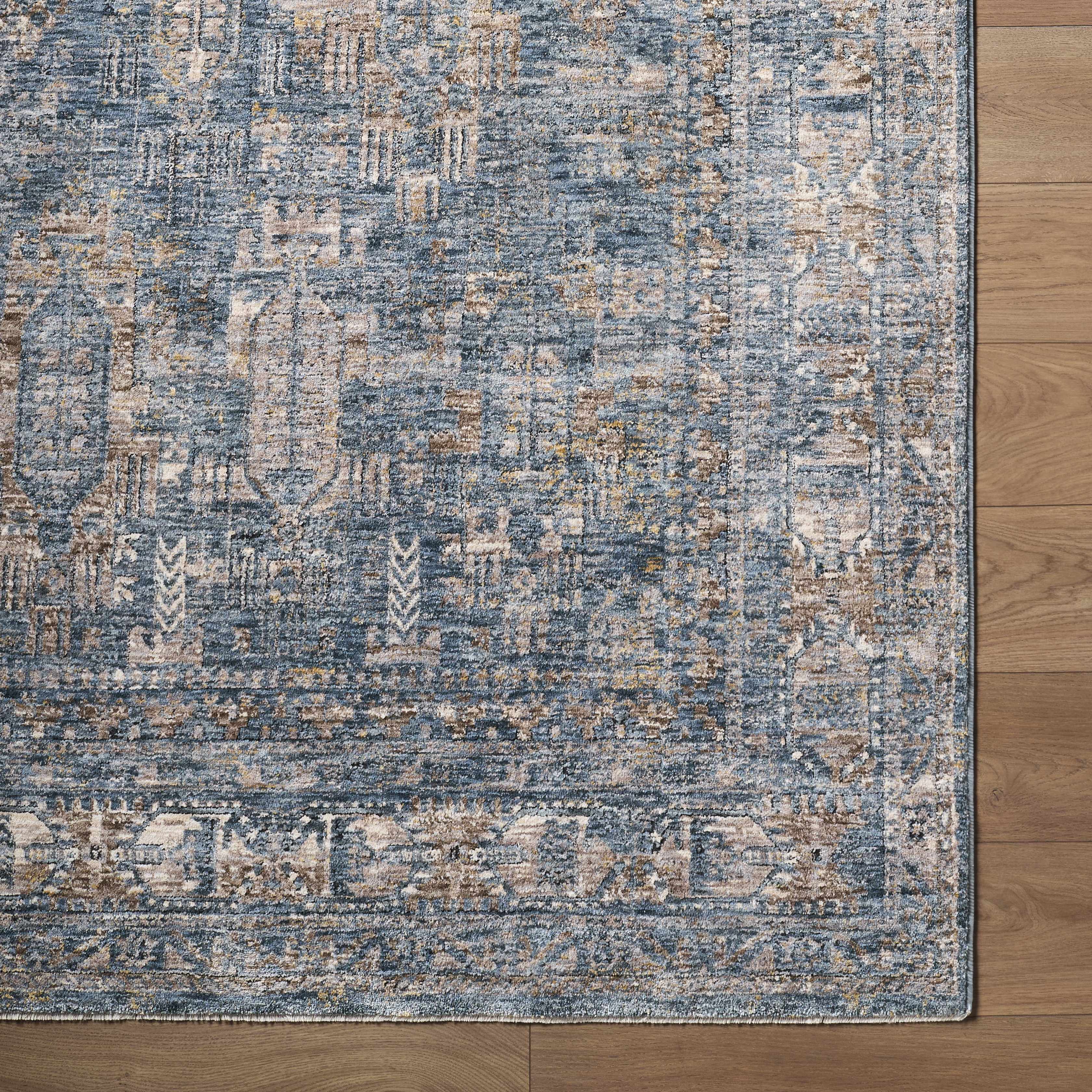 Mirabel Denim Blue Traditional Rug - Image 22
