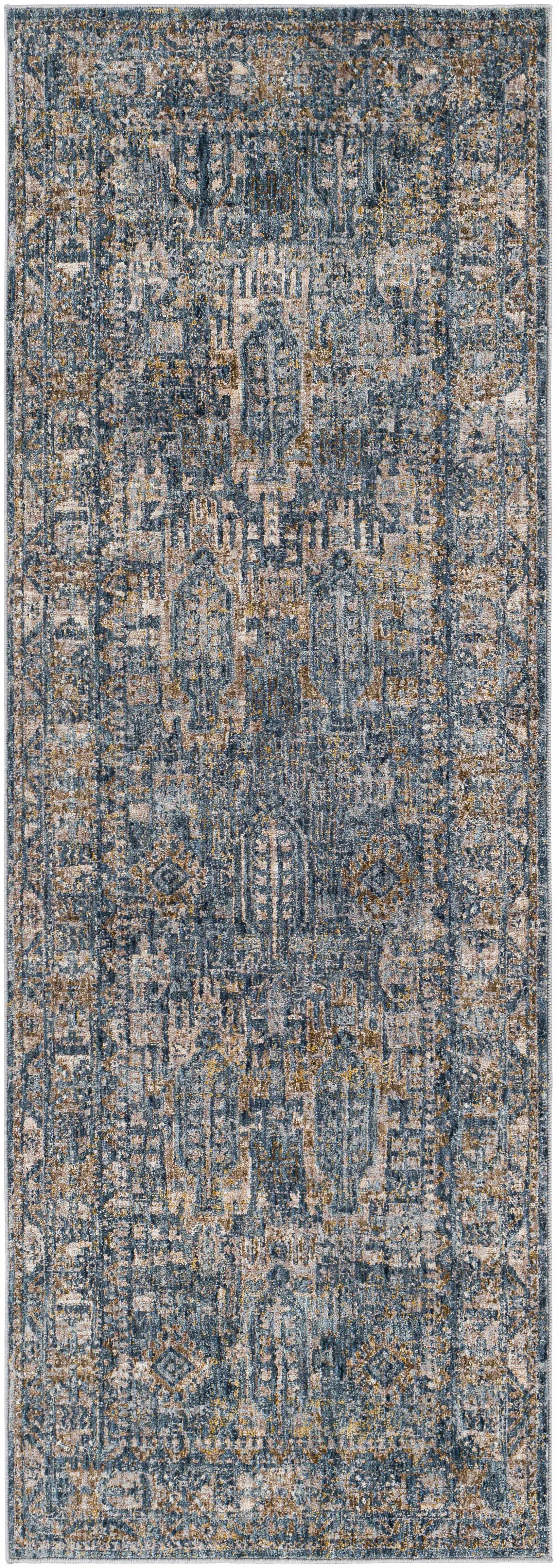 Mirabel Denim Blue Traditional Rug - Image 9