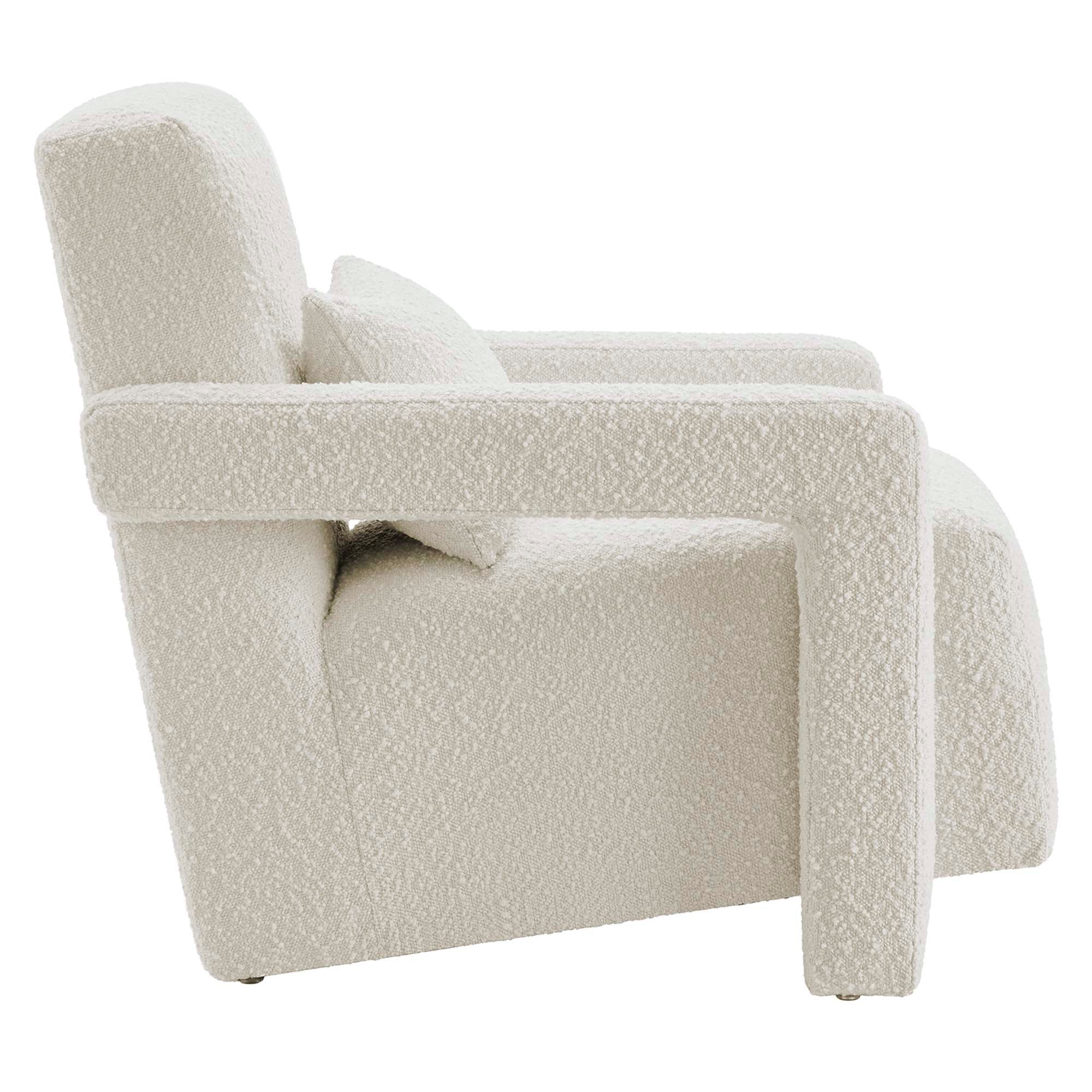 Mirage Boucle Upholstered Armchair by Modway - Image 4