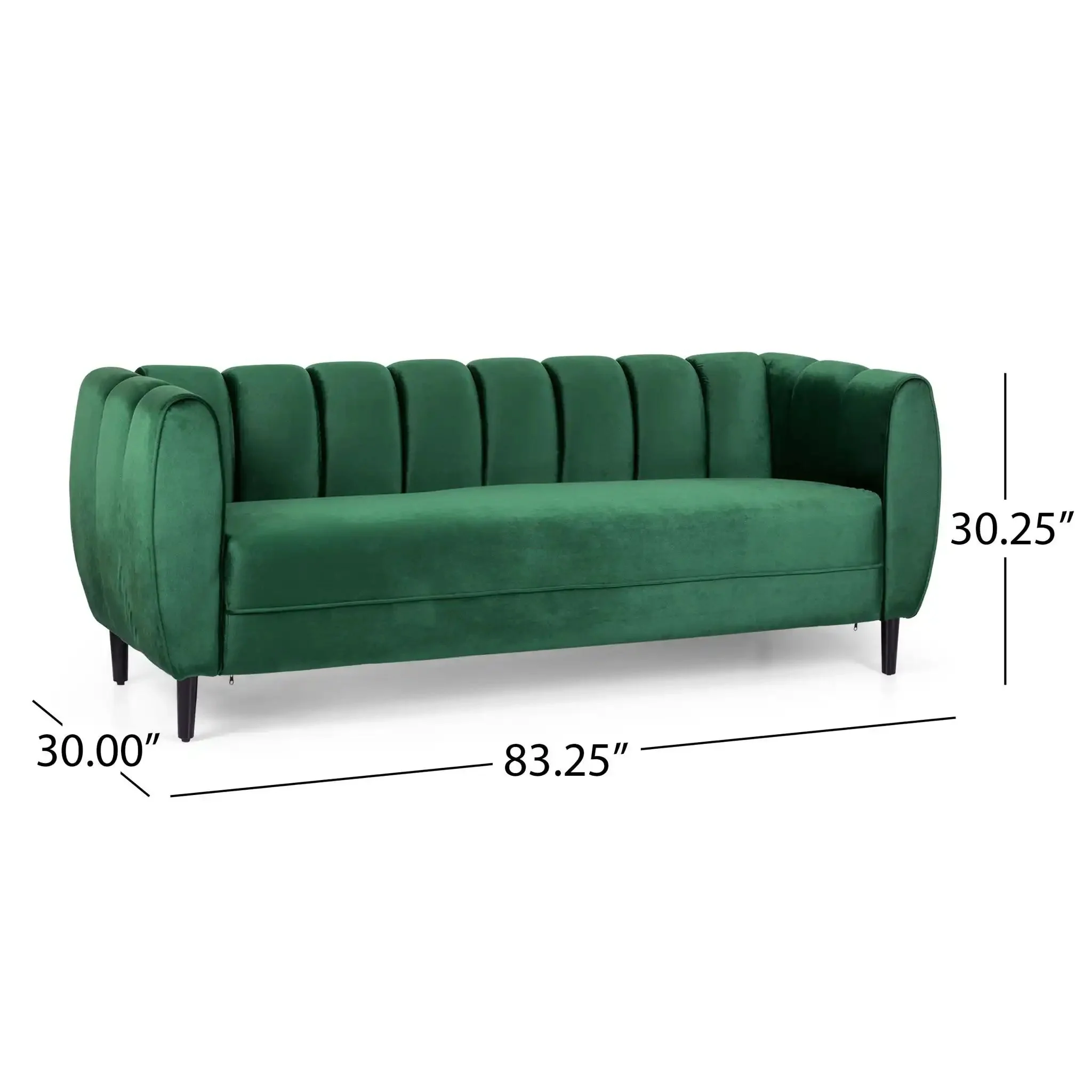 Miranda - Modern Glam 3 Seater Sofa - Image 12