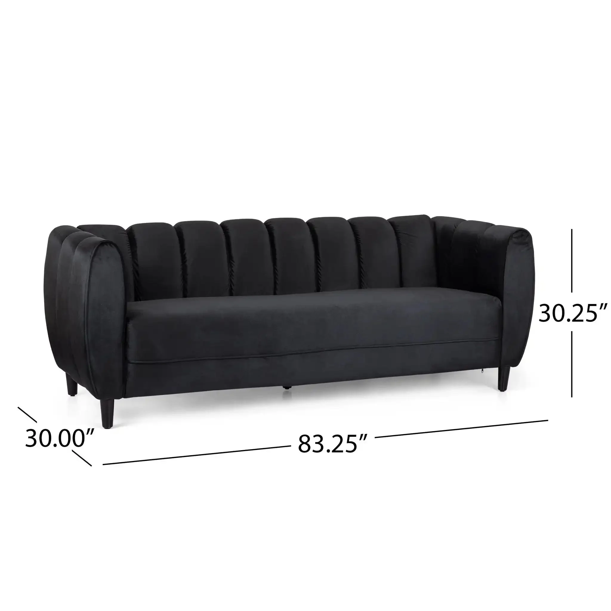 Miranda - Modern Glam 3 Seater Sofa - Image 5