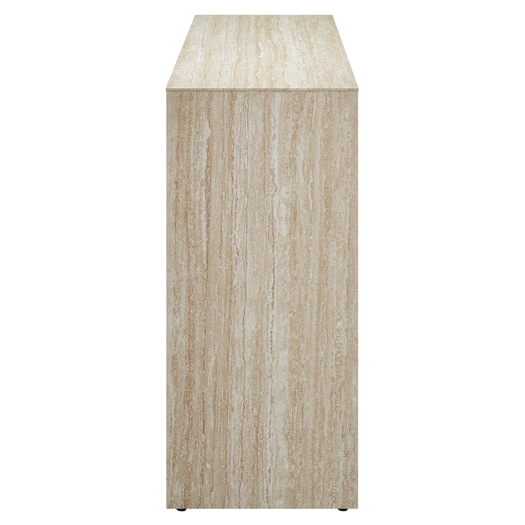 Mirella Faux Travertine Console Table by Modway - Image 5