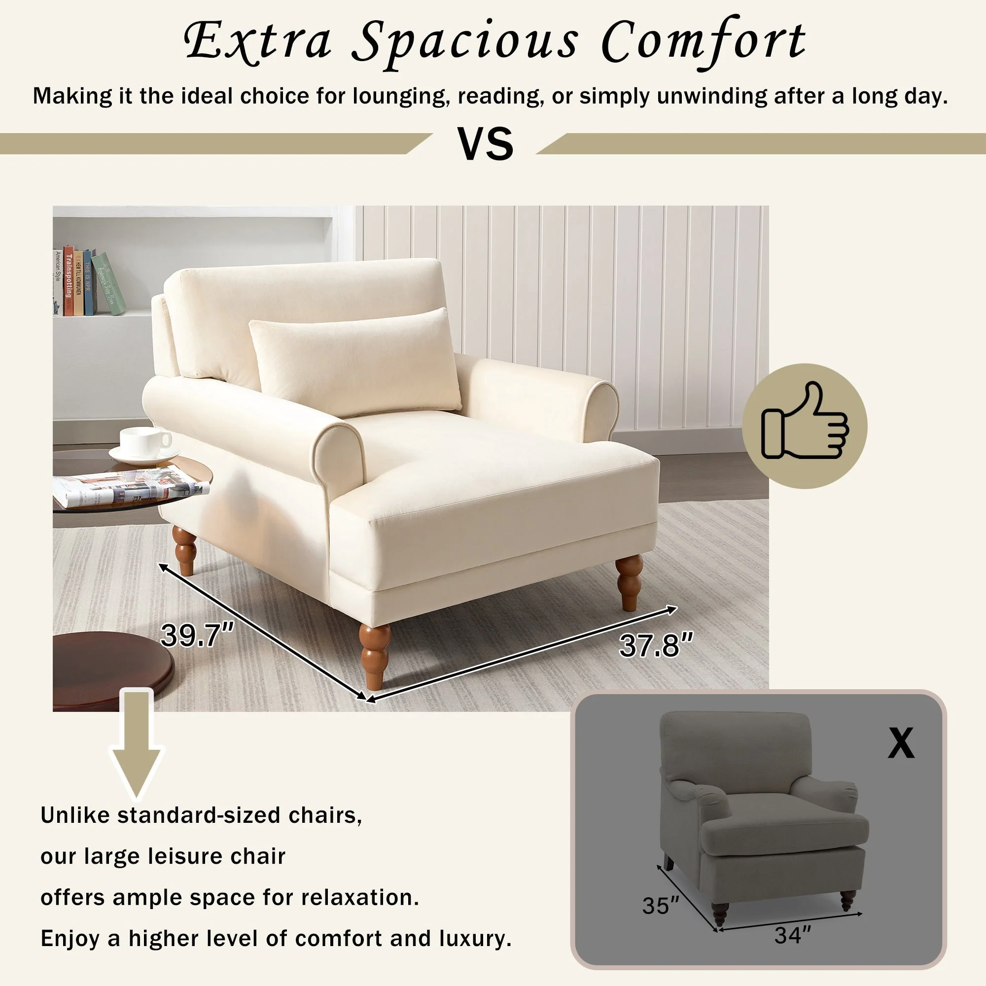 Mirod Elegant Accent Chair - Image 11