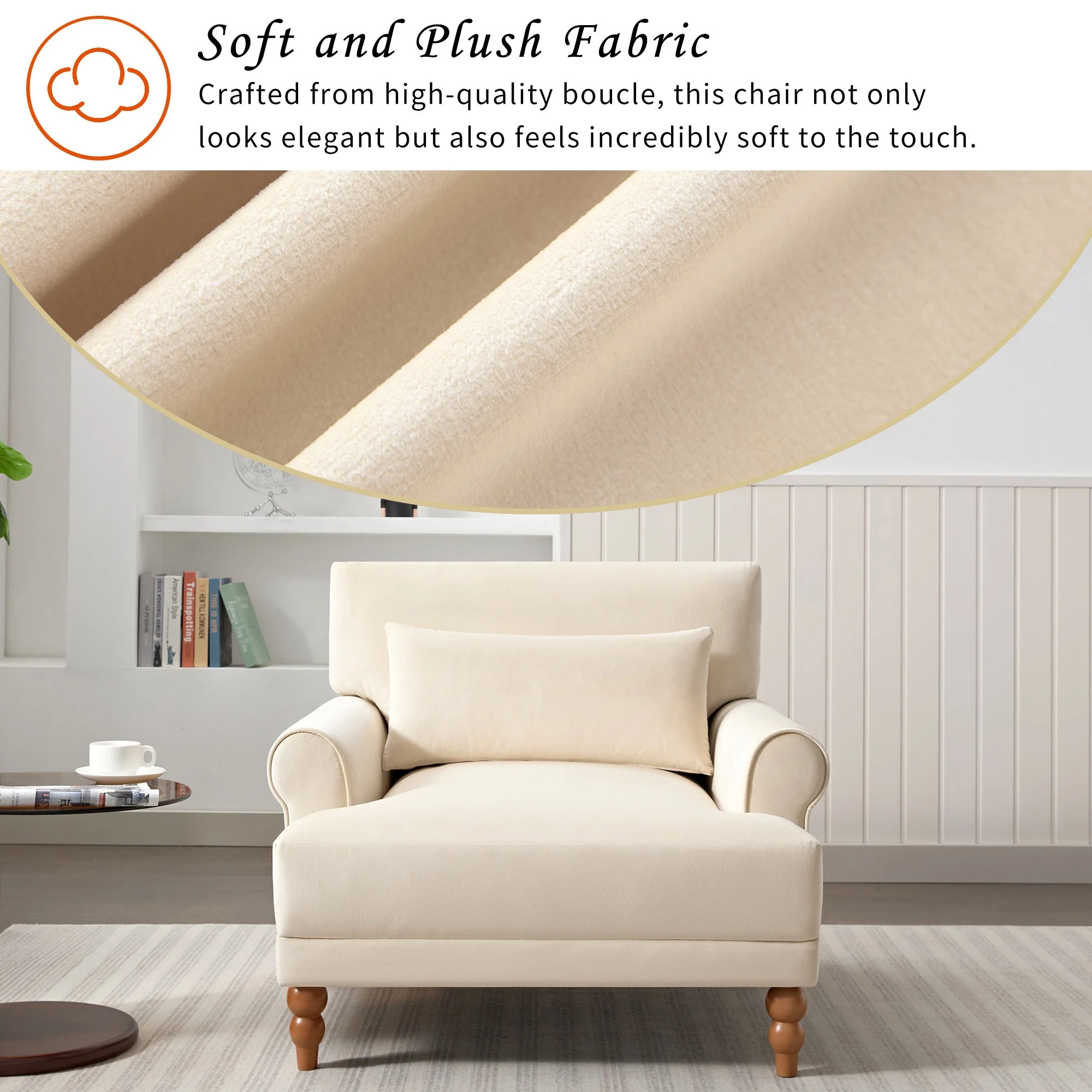 Mirod Elegant Accent Chair - Image 9