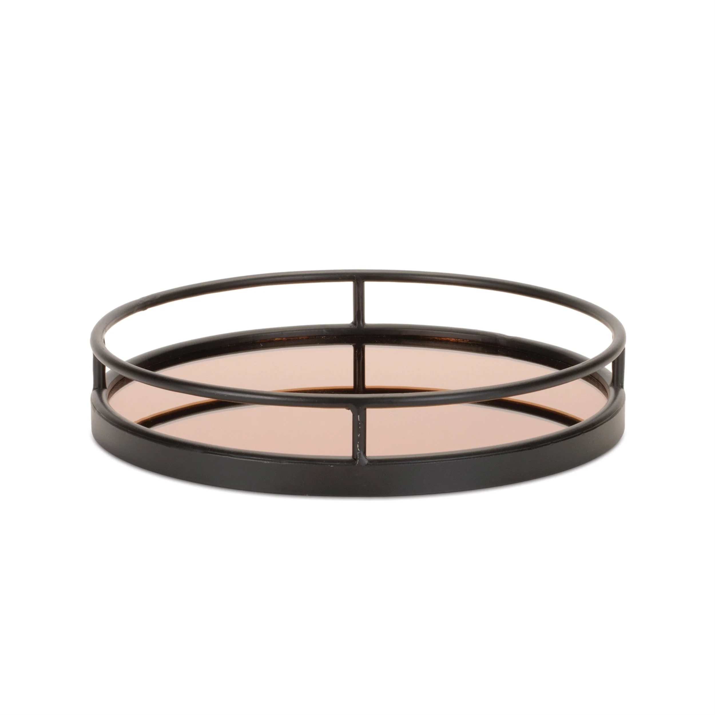 Mirror tray with modern metal frame (set of 2) - Image 3